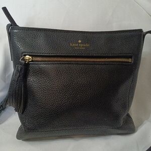 Kate Spade black leather crossbody